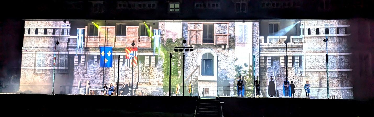 CinéMéry : projection en vidéomapping sur la façade du château